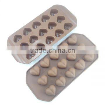 FDA 15 Hearts Silicone Jelly Candy Mold photo-5