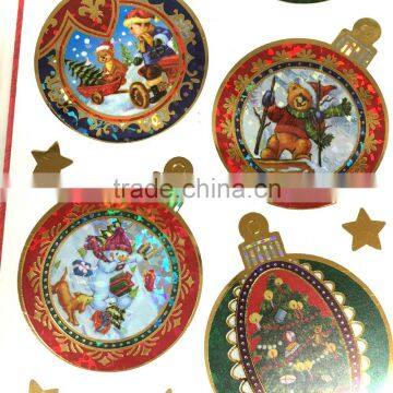 Foil Sticker, Laser Foil Sticker, Christmas Foil Sticker photo-4