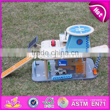 2017 New Products Children Parking Toy Wooden Toy Garage Set W04B048 photo-3