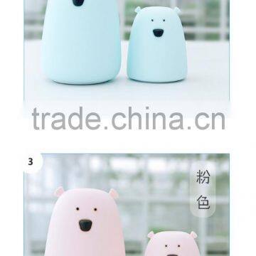 Portable Touch Sensor Rechargeable Cute Bear Silicone Led Night Light photo-6