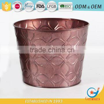 homeware iron and zinc powder coated galvanized floral buckets metal flower buckets