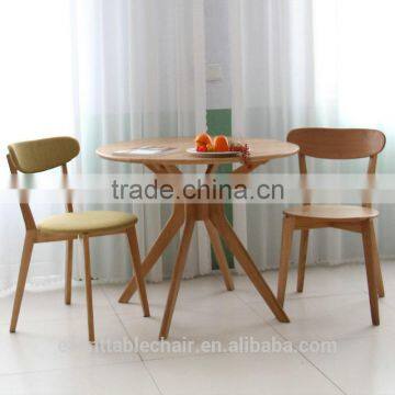 2016 Qingdao wholesale solid wood chair dining table