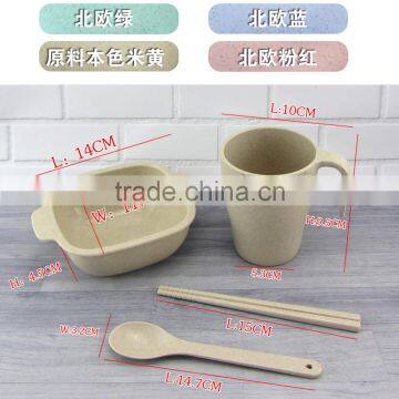 New Material Wheat Straw Packing Cup and Bowl Tableware Production photo-3