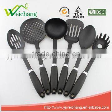 WCKT235A Premium Nylon Utensils Spoon Cooking Utensil Gadgets Set With Rubber Handle (Multi-color) photo-4