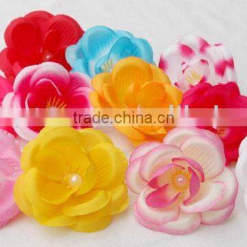 Flower head mini rose 6 cm (2 inch) Pearl