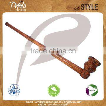 Top Quality hi-polish & smooth surface shisham wood smoking pipe for sale