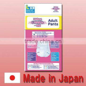 Easy to use softcare diapers eldary care goods with excellent water-absorbent made in Japan