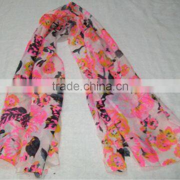 Neon Print Scarves