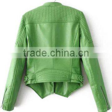 2016 High Quality Guangzhou Wholesale New Fashon Green Women Jacket Model photo-4