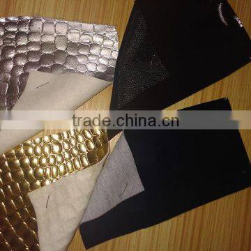 A Grade PVC Sponge Leather Stocklot F or Shoes ,Bags photo-2