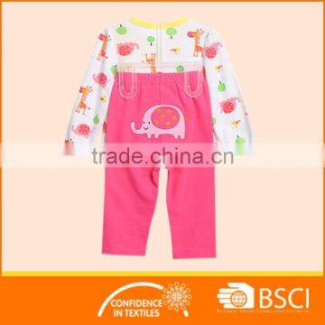 New Style Cartoon Printed Cotton Baby Clothing Set photo-2
