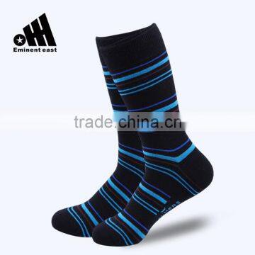 Customized 100% cotton antibacterial breathable classic socks for adult