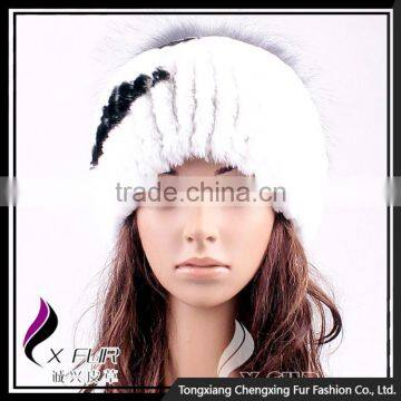 CX-C-121C Chainese Good Quality Wholesale Stock Rabbit Fur Winter Hat photo-6