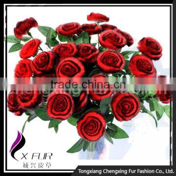 CX-A-69A Lastest Design Hot Popular Rex Rabbit Fur Walmart Wedding Flower photo-2
