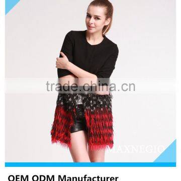 OEM service elegant european style wool coats for women