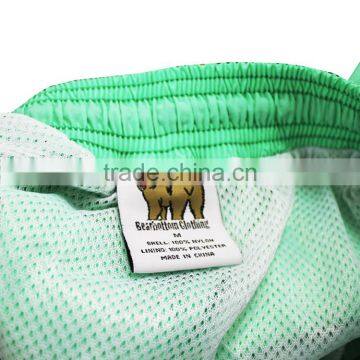 2017 Wholesale Elastic Waist Shorts for Men Swim Trunks Embroidery photo-4