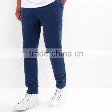 High Fashion Blue Basic Men Fitness Joggers Match Hoodies Playsuit Sweat Pants Custom With Side Pockets photo-5