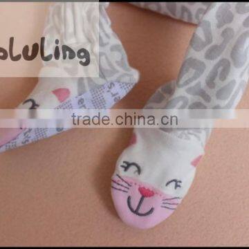 New Designer Kids Frog Cartoon Animal Printed Footed Pajamas Children One Piece Jumpsuits photo-5