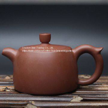 180cc Ceramic Tea Pot Nixing Pottery Jing Lan Shape Coffee Pot