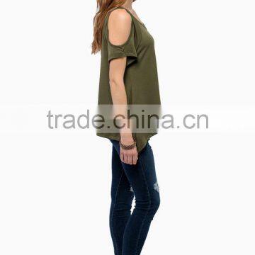 2016 Summer Women Strapless V-neck T-shirt Sexy Girls Tops photo-6