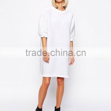 The Laden Showroom X Renee London Textured Rib Sweatshirt Dress photo-4