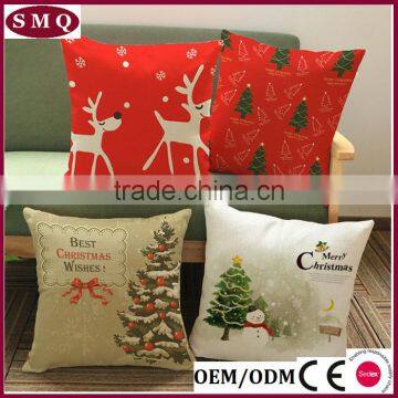 High Quality Printing Design Back Rest Christmas Pillow Cover photo-6