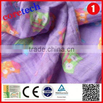Anti-bacterial breathable baby blanket fabric factory