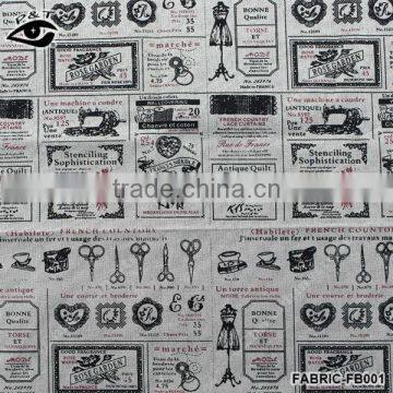 Cotton Fabric Linen Fabric for DIY Bags Bolster Table Cloth Tablecloth photo-2