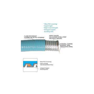 PVC COATED steel Liquid tight Conduit with integral copper grounding wire,liquid tight connector
