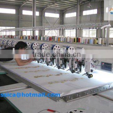 FS-613+13 Cording Coiling Taping and double sequins Mixed computerized Embroidery Machine