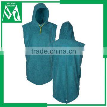 towel poncho , long cotton terry surf towel poncho wholesale
