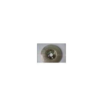 Vacuum brazed diamond cup wheel with flange