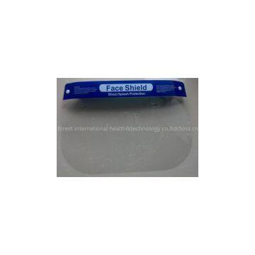 face mask with splash shield