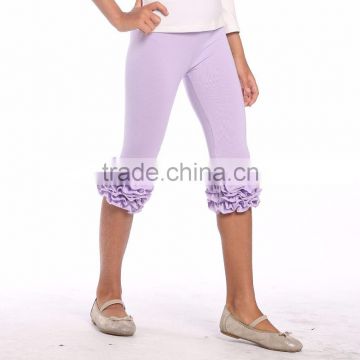 new fashion cotton spandex baby girl icing ruffle legging whole