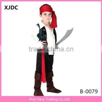 China children black halloween cheap pirate costumes