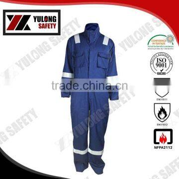 High Visible Reflective Cotton Fire Retardant Coverall Used In Oil Field