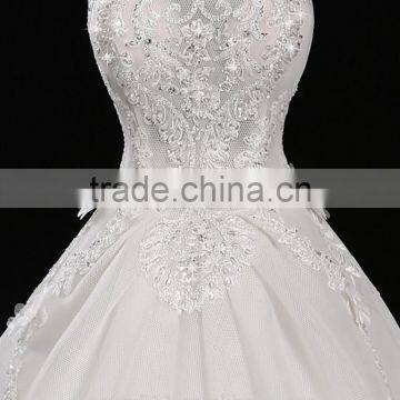 Strapless Lace Mermaid Color Wedding Dress Bridal for Bride Sleeveless Sexy Bridal Dress F13201 photo-2
