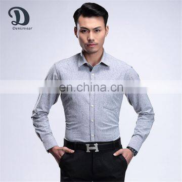 New Fancy 100% Cotton Man White Dinner Shirt
