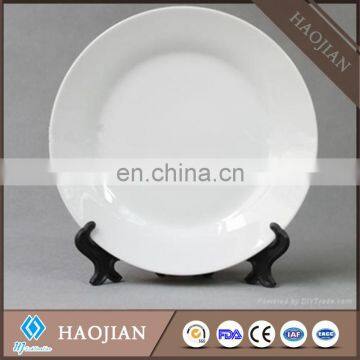 white ceramic plates with sublimation coating for printing (footstand sold separately)