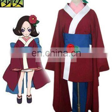 Sunshine-Hell Girl Kikuri Kimono Anime Cosplay Costume