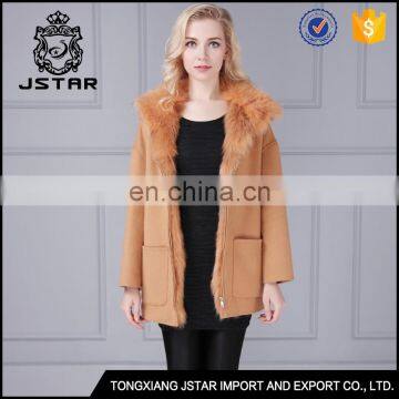 Hot sale high quality cashmere wool coat for women on sale