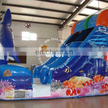 Inflatable water slide bouncy castle with inflatable water slide for sale