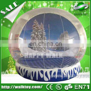 Snowman Themed Inflatable Human Size Snow Globe for Sale photo-2