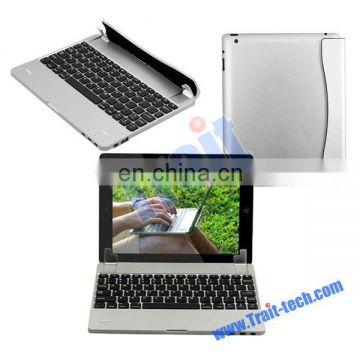 New KM6 Magnetic Side Flip Bluetooth 3.0 Keyboard for iPad