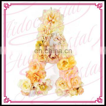 Aidocrystal CUSTOM Floral Letters Wedding Decor Artificial 3D Flowers Nursery Art Letter photo-5
