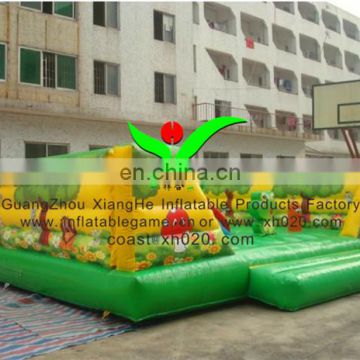 Green hot sale frog amusement park supplies kids outdoor games 23ft