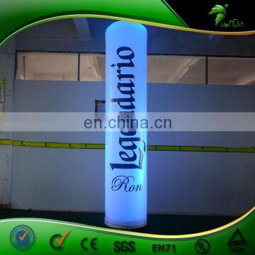 Advertisingg Led Inflatable Pillar / Inflatable Long Tube / Roman Lighted Pillars