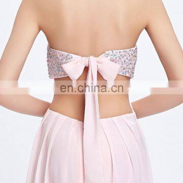 Grace Karin Ladies Sexy Strapless Sequins Beaded Backless Long Evening Dresses CL3437-1 photo-5