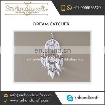 Standard Export Quality Design White Color Crochet Dream Catcher