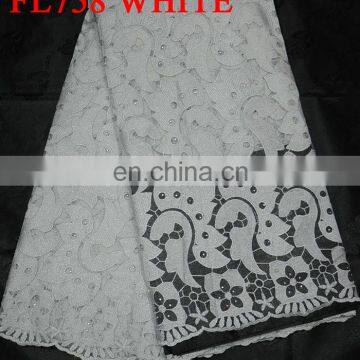 High Quality Cord Lace African Lace FL758 Fuchsia Pink photo-4